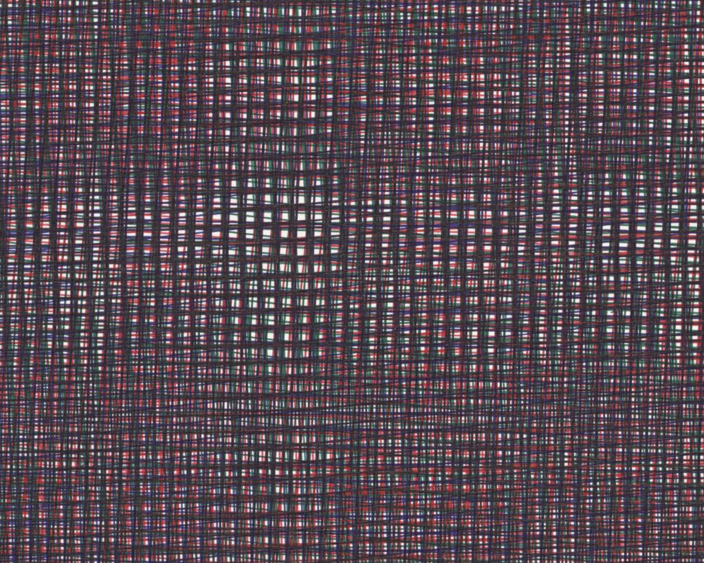 Detail zu: Caroline Kryzecki, KSZ 100/70–40, Kugelschreiber auf Papier, 100 x 70 cm, 2015